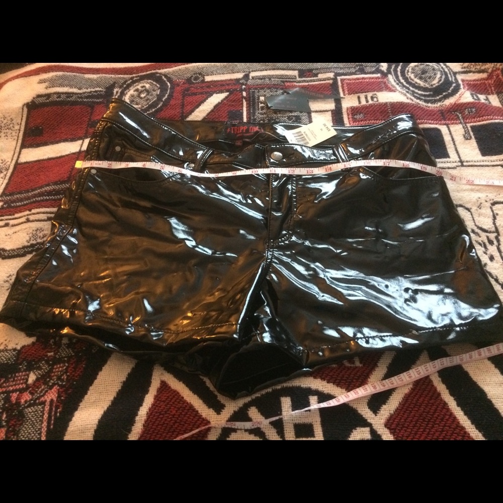 Tripp NYC pleather shorts. NWT. Donating 10/1